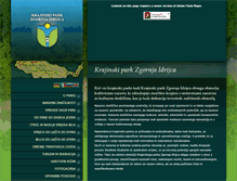 Tablet Screenshot of park.idrija-turizem.si